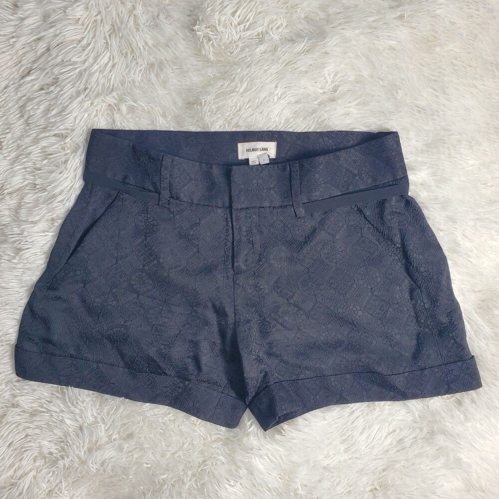 Helmut Lang Black Lace Shorts 2